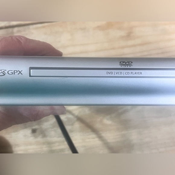 GPX DVD/CD Player Model D1816 Gray No Remote - Picture 3 of 9